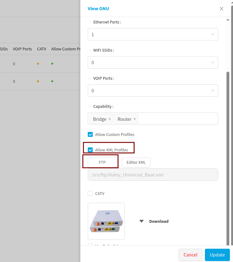 Tela inicial do Analysis