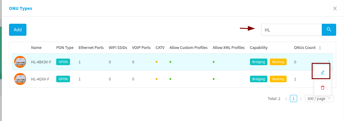 Tela inicial do Analysis