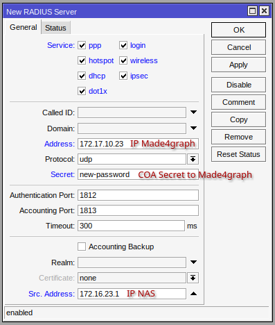 Winbox Add Selection